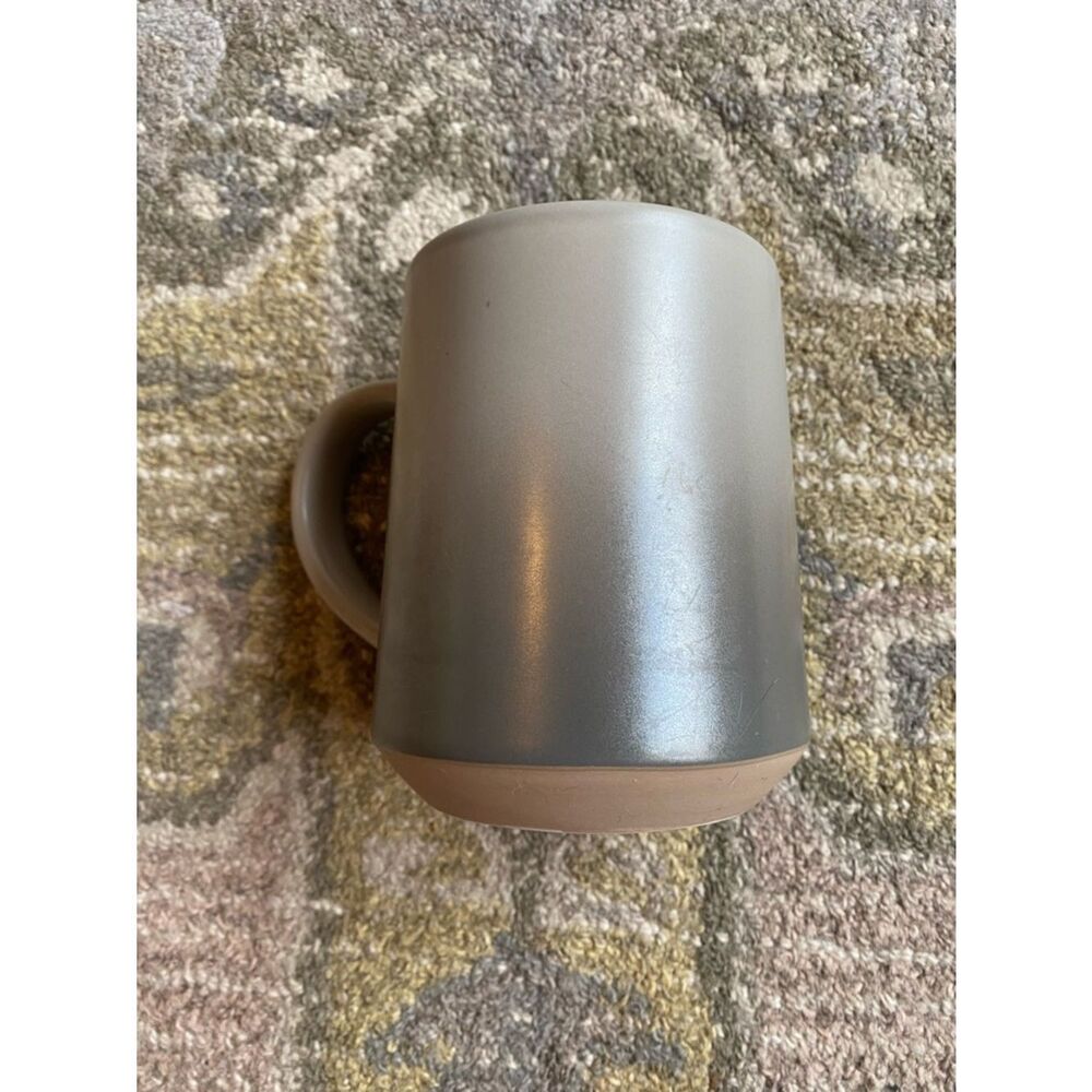 Threshold Ombré Matte Stoneware Mug in Gray with Tan Base